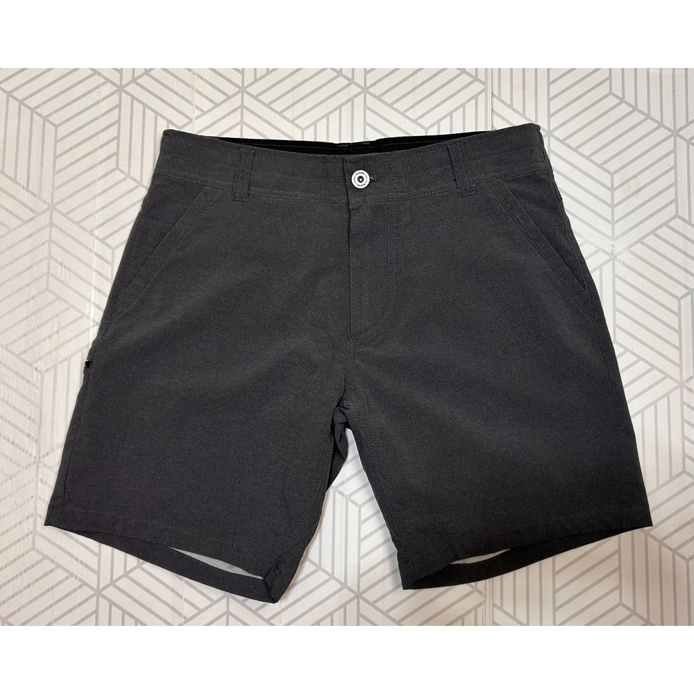 Kuhl Shift Amphibia Shorts Men's 32 Hybrid Gray Drawstring Quick Dry i.
